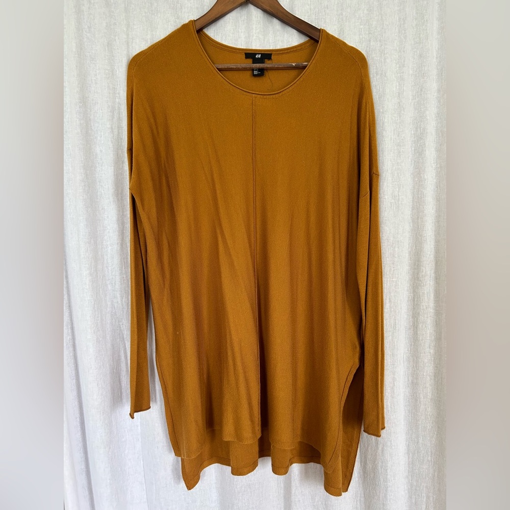 Mustard color long sleeve from H&M. Size M.